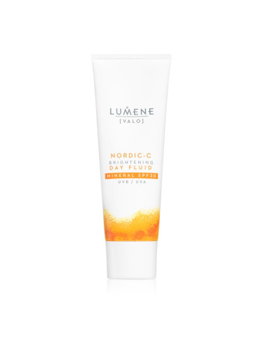 Lumene Nordic-C [VALO] Brightening Day Fluid минерален слънцезащитен флуид за лице SPF 30 50 мл.