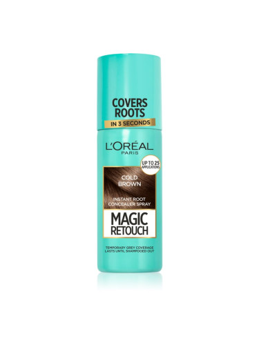 L’Oréal Paris Magic Retouch спрей за мигновено прикриване на израснала коса цвят Cold Brown 75 мл.