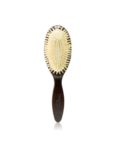 Christophe Robin Detangling Hairbrush дървена четка за коса с косми от глиган 1 бр.