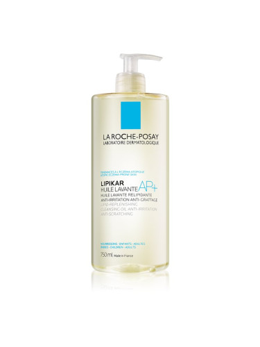 La Roche-Posay Lipikar Huile AP+ овлажняващ релипидиращо миещо масло против раздразнения 750 мл.
