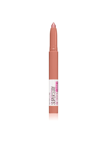 MAYBELLINE NEW YORK SuperStay Ink Crayon Birthday Edition стик-червило с блясък цвят 185 Piece of a Cake 1.5 гр.