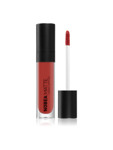NOBEA Day-to-Day Matte Liquid Lipstick матиращо течно червило цвят Carmine Red #M09 7 мл.