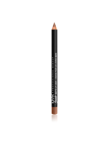 NYX Professional Makeup Suede Matte  Lip Liner матиран молив за устни цвят 04 Soft-Spoken 1 гр.