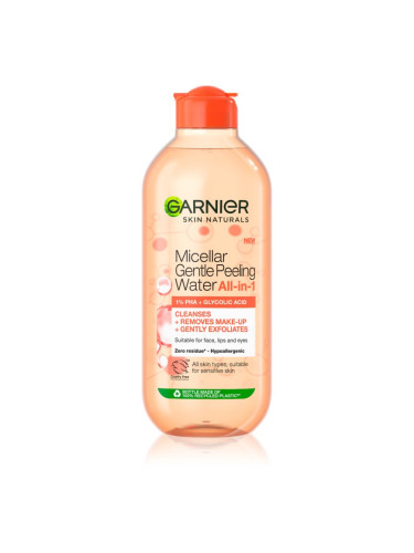 Garnier Skin Naturals Micellar Gentle Peeling мицеларна вода с пилинг ефект 400 мл.