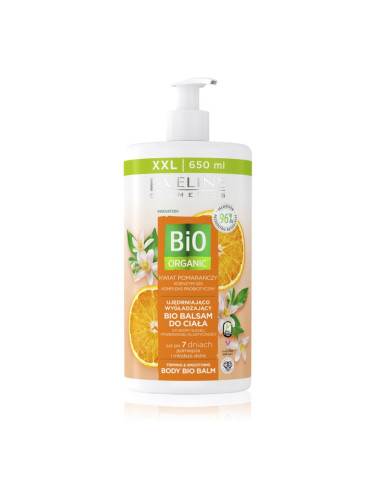 Eveline Cosmetics Bio Organic омекотяващ балсам за тяло със стягащ ефект 650 мл.