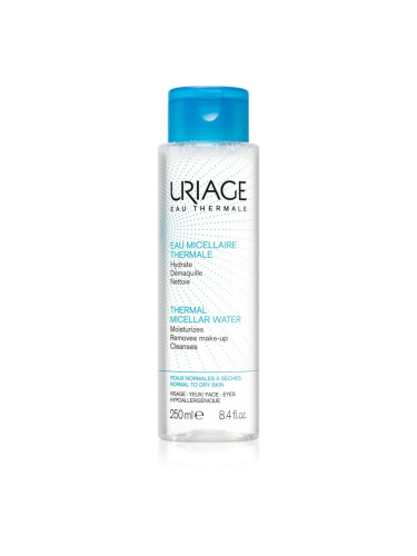 Uriage Hygiène Thermal Micellar Water - Normal to Dry Skin мицеларна почистваща вода за нормална към суха кожа 250 мл.