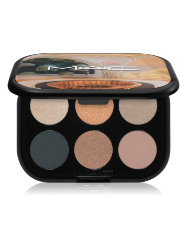 MAC Cosmetics Connect In Colour Eye Shadow Palette 6 shades палитра сенки за очи цвят Bronze Influence 6,25 гр.