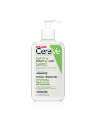 CeraVe Cleansers почистваща крем- пяна за нормална към суха кожа 236 мл.