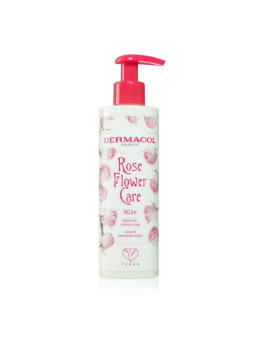 Dermacol Flower Care Rose крем сапун за ръце 250 мл.