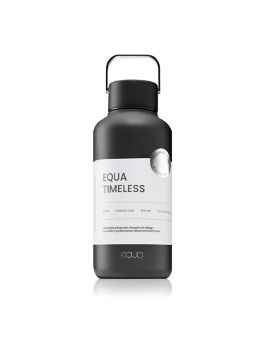Equa Timeless неръждаема бутилка за вода малка боя Dark 600 мл.