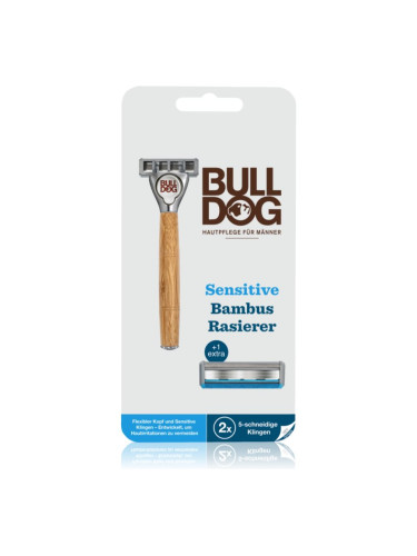 Bulldog Sensitive Bamboo Razor and Spare самобръсначка + резервни остриета