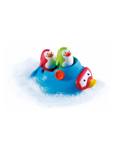Infantino Water Toy Ship with Penguins играчка за вана