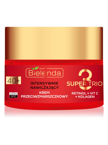 Bielenda Super Trio интензивен хидратиращ гел против бръчки 40+ 50 мл.