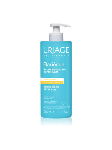 Uriage Bariésun Bariésun-Repair Balm регенериращ балсам за след слънчеви бани за лице и тяло 500 мл.