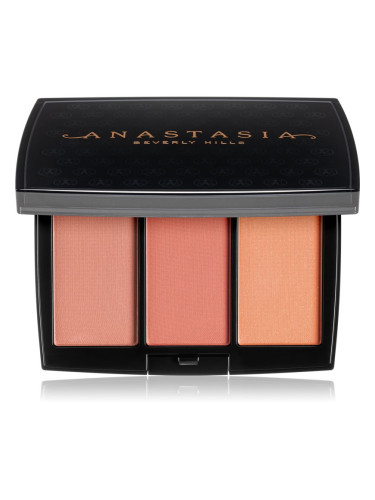 Anastasia Beverly Hills Blush Trio палитра с ружове цвят Peachy Love 9 гр.