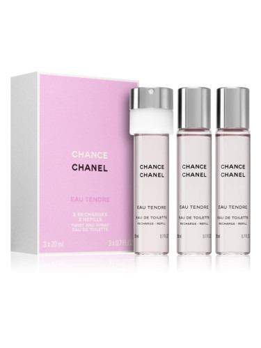 Chanel Chance Eau Tendre тоалетна вода за жени 3x20 мл.