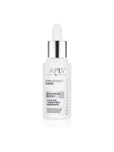 Apis Natural Cosmetics Platinum Gloss еликсир за лице с подмладяващ ефект 30 мл.
