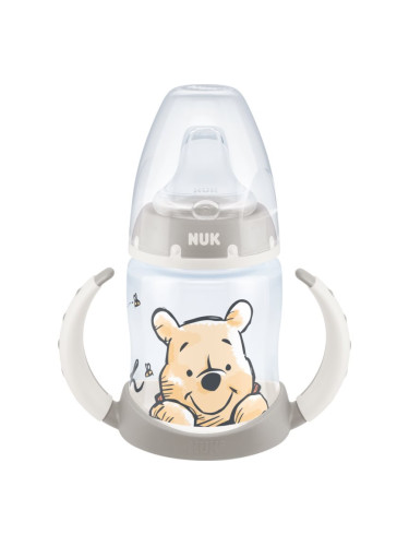 NUK First Choice + Winnie The Pooh бебешко шише с контрол на температурата 6-18 m 150 мл.
