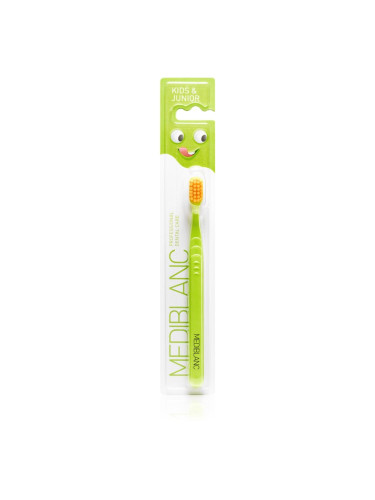 MEDIBLANC KIDS & JUNIOR Ultra Soft четка за зъби за деца ултра софт Green 1 бр.