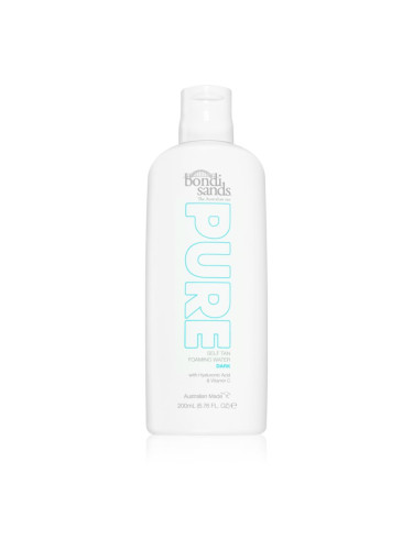 Bondi Sands Pure Self Tan Foaming Water Dark автобронзант-мус с хидратиращ ефект 200 мл.