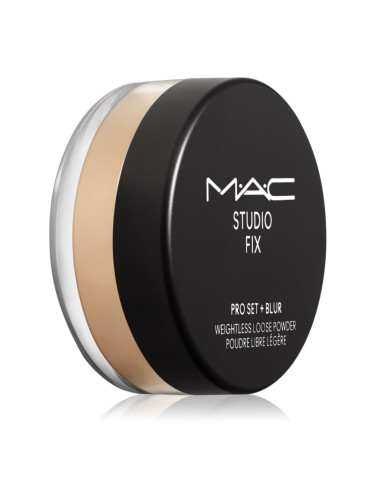 MAC Cosmetics Studio Fix Pro Set + Blur Weightless Loose Powder матираща фиксираща пудра цвят Medium 6,5 гр.