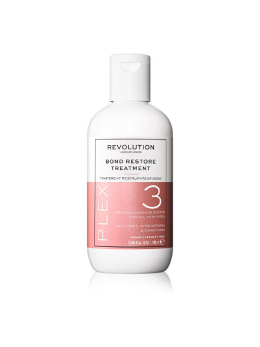 Revolution Haircare Plex No.3 Bond Restore Treatment интензивна грижа за коса за суха и увредена коса 100 мл.