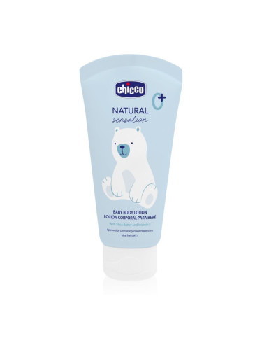 Chicco Natural Sensation Baby тоалетно мляко за тяло за деца от раждането им 0+ 150 мл.