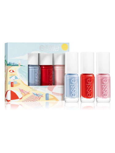 essie mini triopack summer комплект лак за нокти 2 see side dinner(II.)