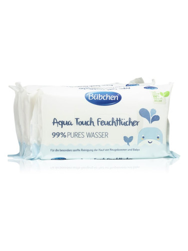 Bübchen Aqua Touch мокри кърпички за деца 3x48 бр.