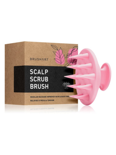 BrushArt Home Salon Scalp scrub brush масажно приспособление За коса 1 бр.