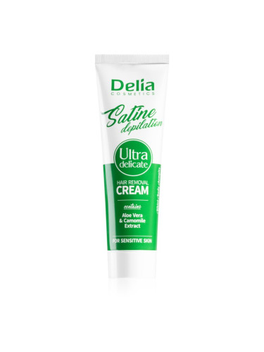 Delia Cosmetics Satine Depilation Ultra-Delicate крем за депилация за чувствителна кожа