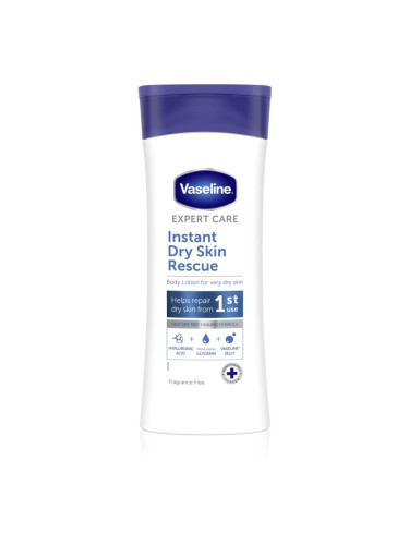 Vaseline Instant Dry Skin Rescue тоалетно мляко за тяло за много суха кожа 400 мл.