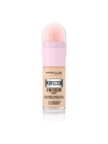 MAYBELLINE NEW YORK Instant Perfector 4-in-1 озаряващ фон дьо тен за естествен вид цвят 0.5 Fair Light Cool 20 мл.