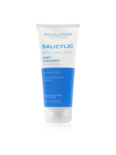 Revolution Skincare Body Salicylic (Balancing) душ гел s AHA 200 мл.