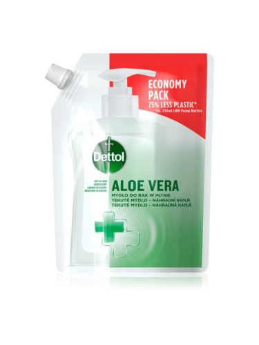 Dettol Soft on Skin Aloe Vera течен сапун пълнител 500 мл.