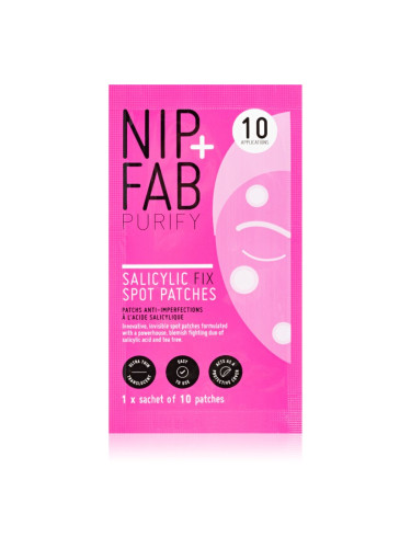 NIP+FAB Salicylic Fix почистващи лентички за лице 10 бр.