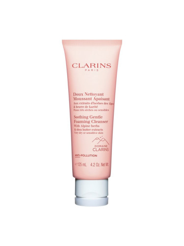 Clarins Cleansing Soothing Gentle Foaming Cleanser почистваща крем- пяна за успокояване на кожата 125 мл.