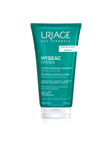 Uriage Hyseac Hydra Soothing Cleansing Cream успокояващ почистващ крем за кожа с несъвършенства 150 мл.