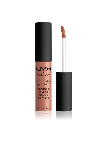 NYX Professional Makeup Soft Matte Lip Cream леко течно матиращо червило цвят 09 Abu Dhabi 8 мл.