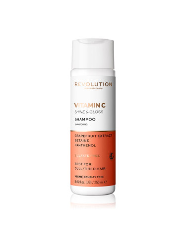 Revolution Haircare Skinification Vitamin C освежаващ шампоан за хидратация и блясък 250 мл.