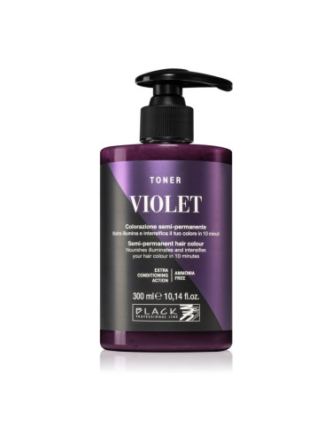 Black Professional Line Toner тонер за естествени нюанси VIolet 300 мл.