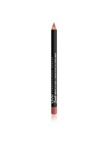 NYX Professional Makeup Suede Matte  Lip Liner матиран молив за устни цвят 53 Brunch Me 1 гр.