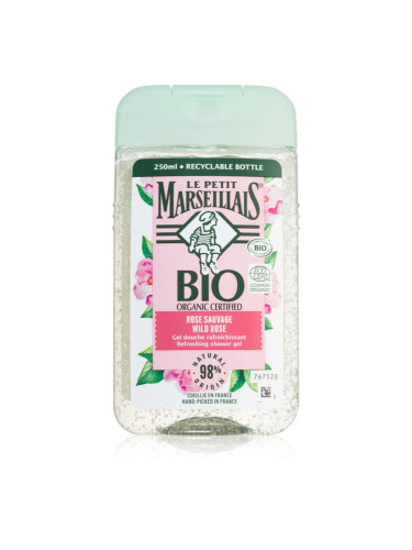 Le Petit Marseillais Bio Wild Rose освежаващ душ гел 250 мл.