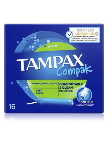 Tampax Compak Super тампони с апликатор 16 бр.