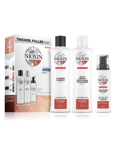 Nioxin System 4 Color Safe подаръчен комплект за боядисана коса 3 бр.