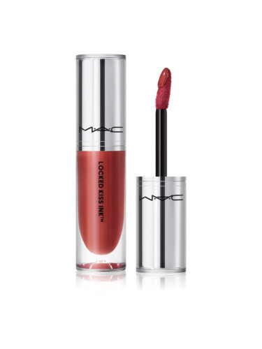 MAC Cosmetics Locked Kiss Ink 24HR Lipcolour дълготрайно матово течно червило цвят Emphatic 4 мл.