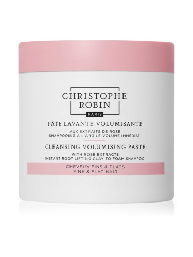Christophe Robin Cleansing Volumizing Paste with Rose Extract ексфолиращ шампоан за обем 250 мл.