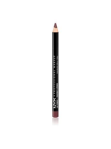 NYX Professional Makeup Slim Lip Pencil прецизен молив за устни цвят 809 Mahogany 1 гр.