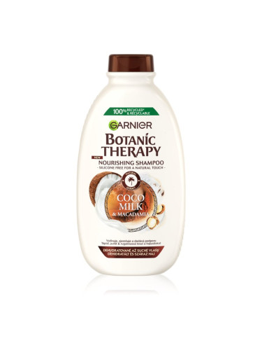Garnier Botanic Therapy Coco Milk & Macadamia подхранващ шампоан за суха и груба коса 400 мл.