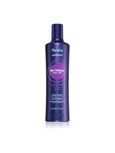 Fanola Wonder No Yellow Extra Care Shampoo шампоан, неутрализиращ жълтите нюанси 350 мл.